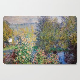 Claude Monet - Corner of the Garden at Montgeron Cutting Board