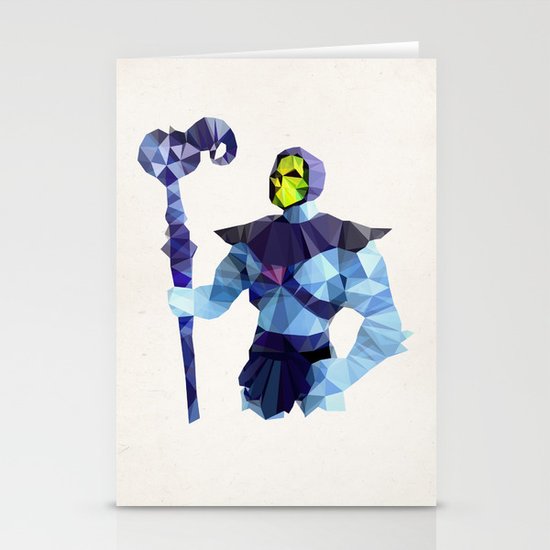 Polygon Heroes - Skeletor Stationery Cards