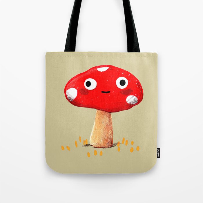 Wall-Eyed Mushroom Tote Bag