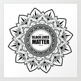 All Sales Donated to For the Gworls, supporting Black Trans folks. Black Lives Matter Art Print