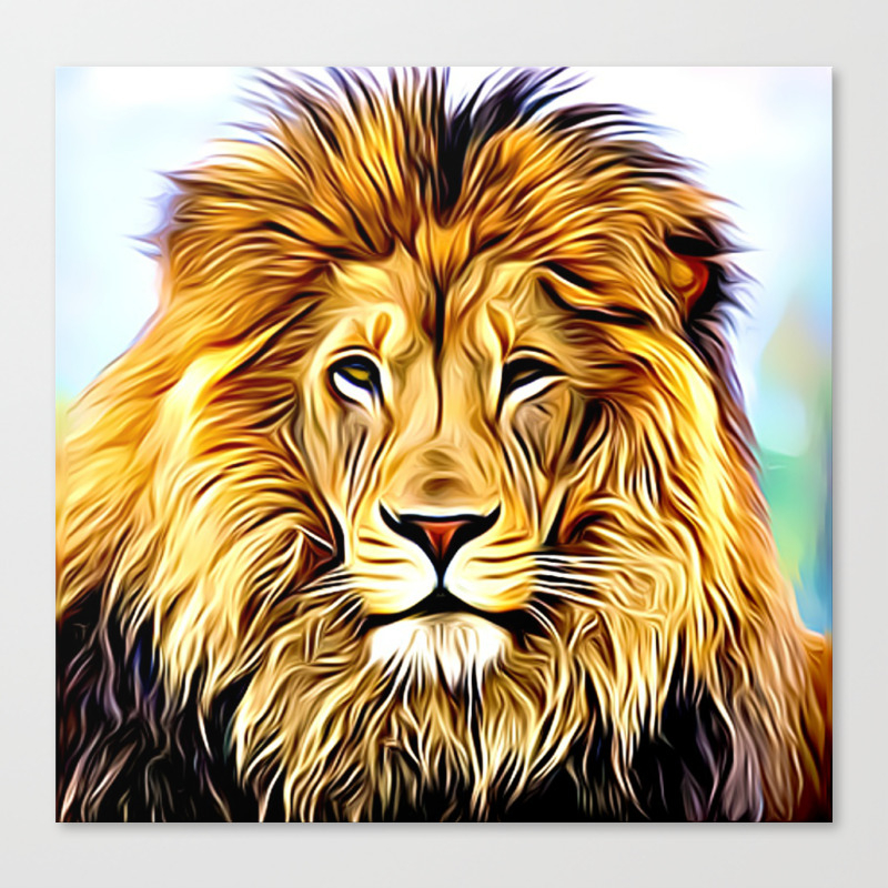 Lion Head Digital Art Canvas Print By Adrianaholmesart Society6 Choose from over a million free vectors, clipart graphics, vector art images, design templates, and illustrations created by artists worldwide! lion head digital art canvas print by adrianaholmesart