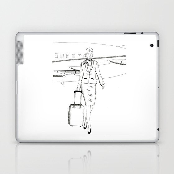 Flight attendant Laptop & iPad Skin