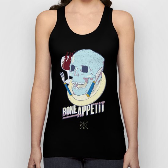 Skullture: Bone Appetit Unisex Tank Top