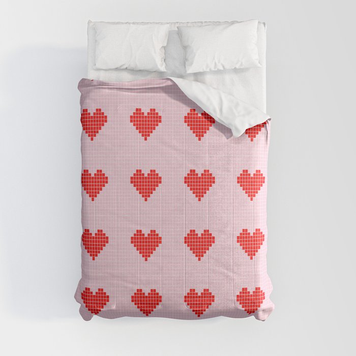 Heart and love 44 Comforter