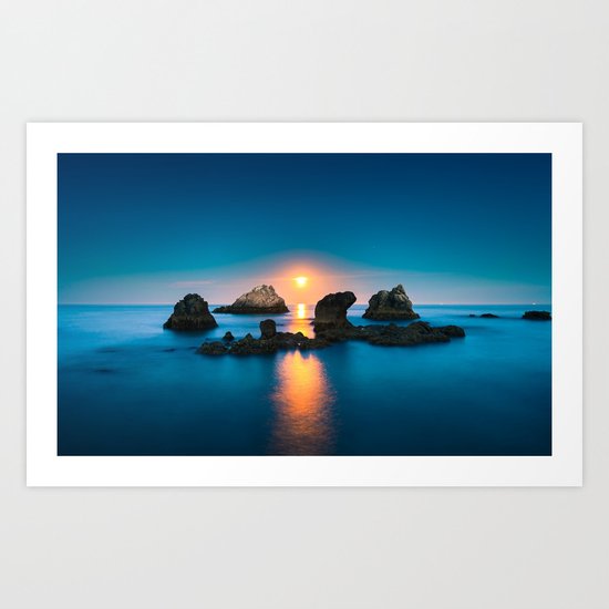 Full Moon Art Print