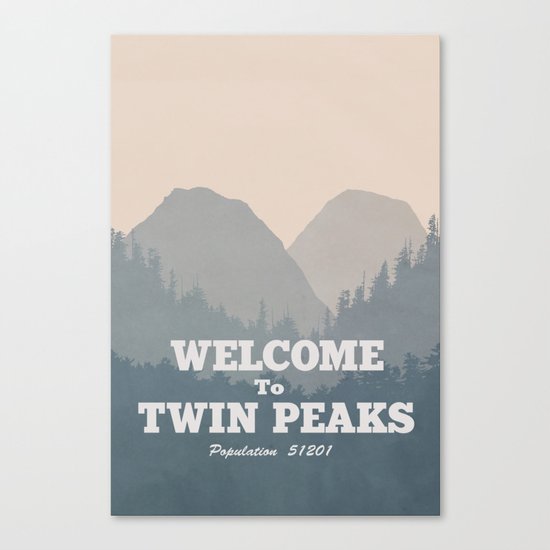 Welcome to Twin Peaks v2 Canvas Print
