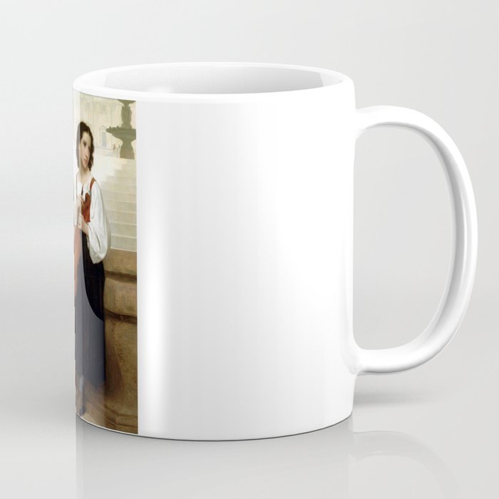 William-Adolphe Bouguereau "Far From Home" Coffee Mug