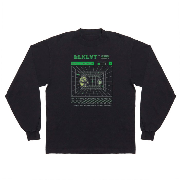 BLKLYT/18 - ALLEGORY OF THE CAVE Long Sleeve T Shirt