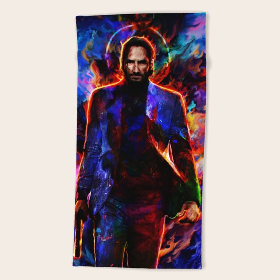 keanu reeves Beach Towel