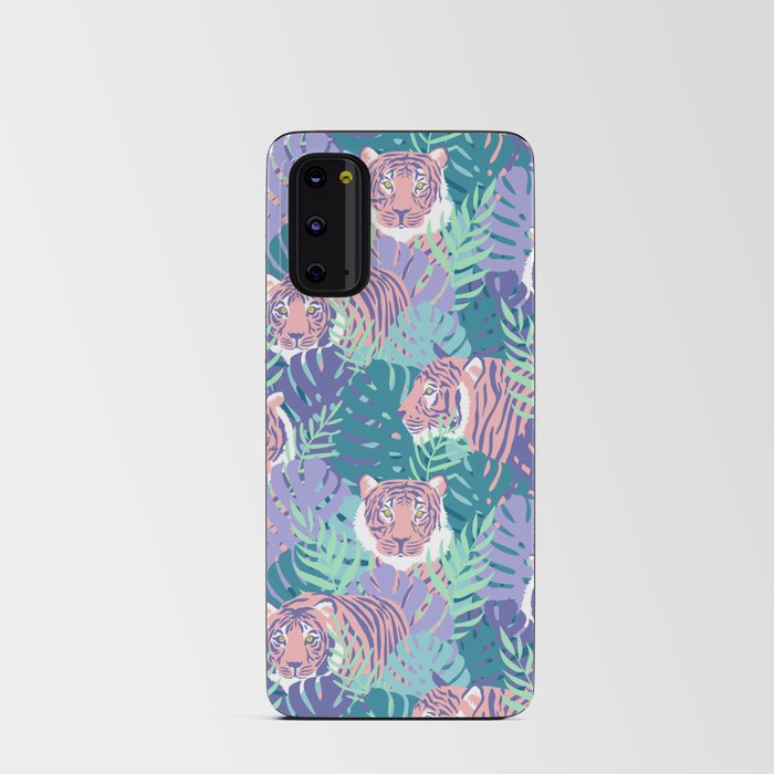 Jungle Tiger - Purple Android Card Case