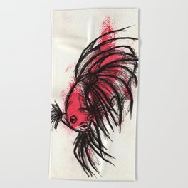 Betta Fish Beach Towel