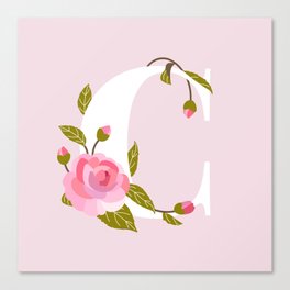 C for Camellia Canvas Print