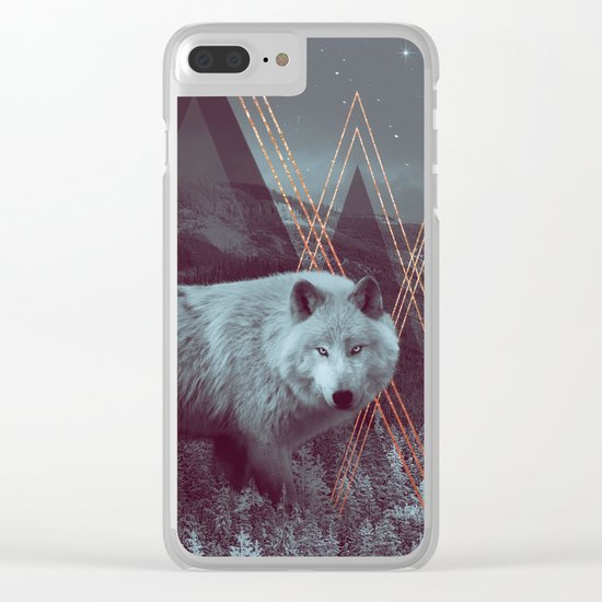 In Wildness | Wolf Clear iPhone Case