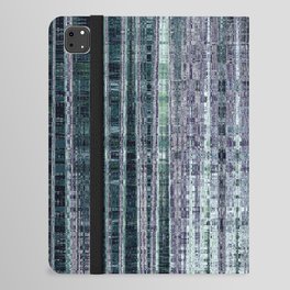 Grungy Abstract Pattern In Dark Blue And Violet iPad Folio Case