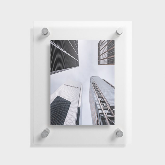 New York City | Looking Up in NYC | Travel Photography Floating Acrylic Print