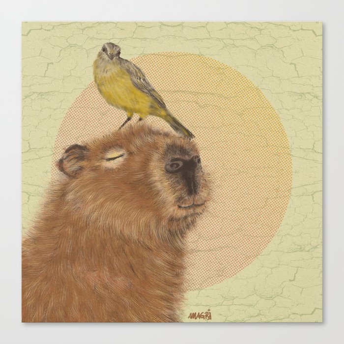 capybara | capivara Canvas Print