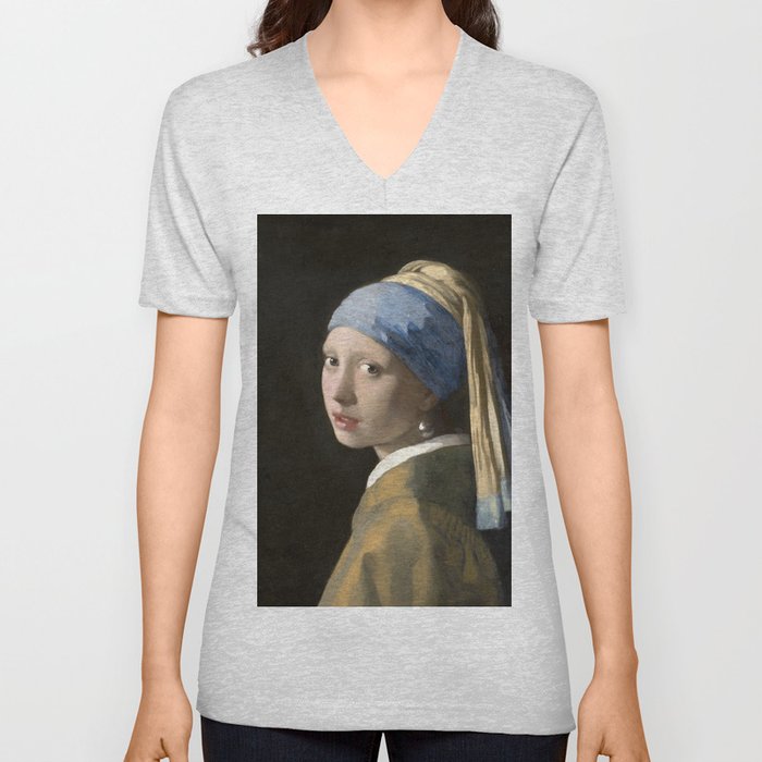 art of johannes vermeer V Neck T Shirt