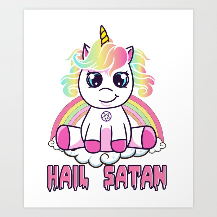 Unicorn hail satan store