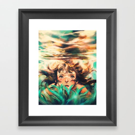 The River Framed Art Print
