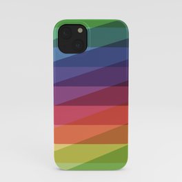 Fig. 040 Rainbow Stripes iPhone Case