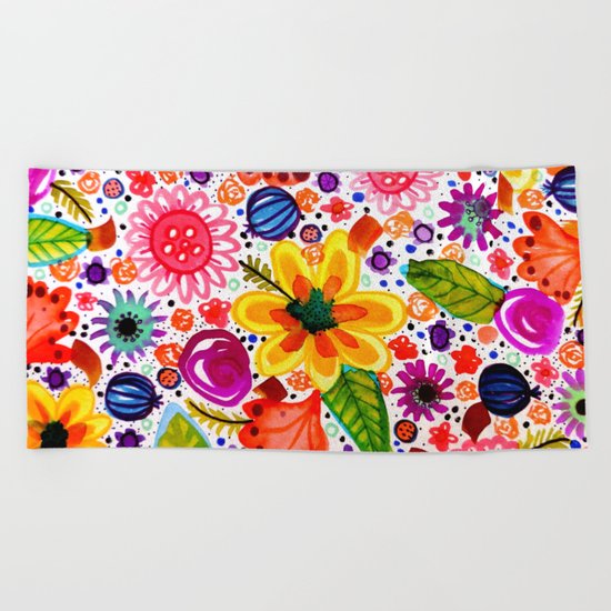 calypsooo Beach Towel