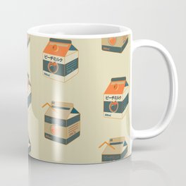 Japanese milk abstract pattern Coffee Mug