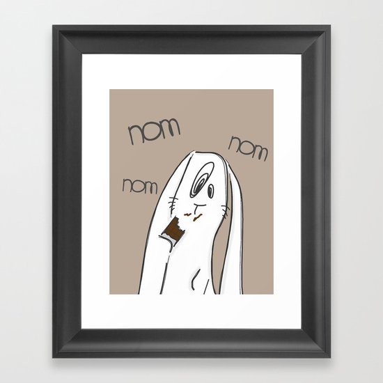 Nom, nom, nom #2 Framed Art Print