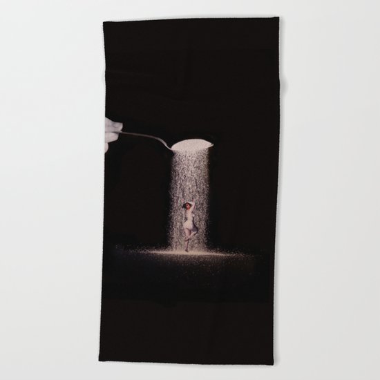 Collage "Feed ME" Beach Towel