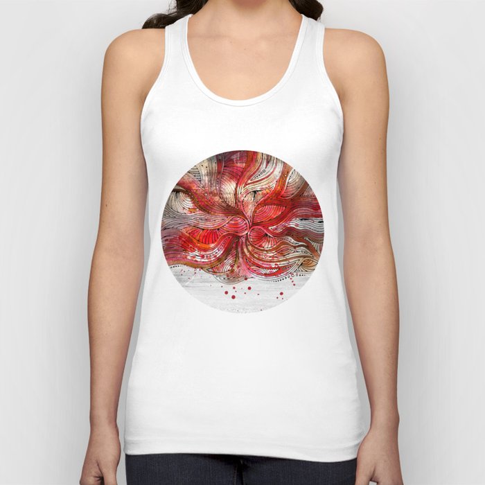 Red Wind Tank Top