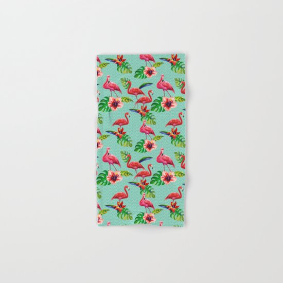 Flamingos Hand & Bath Towel