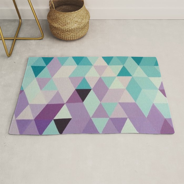 Triangles are my favourite shape Rug by amber____young Society6