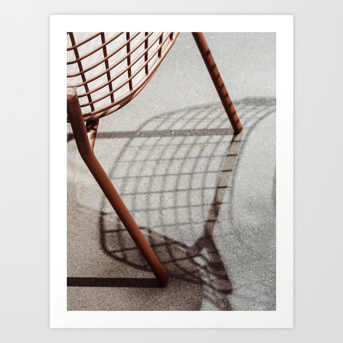 Abstract Line and Shadow Art Print