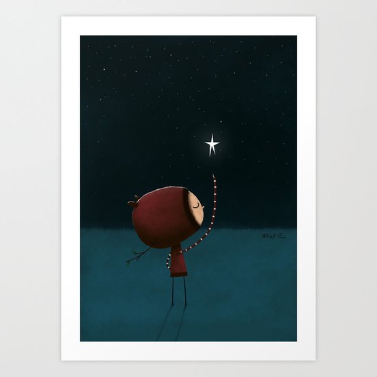 What if Art Print