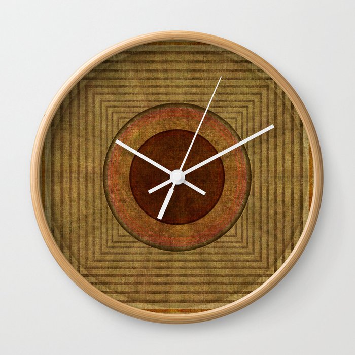 Golden Circle Japanese Vintage Wall Clock By Marcanton