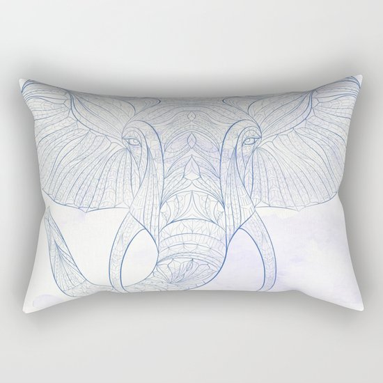 Ethnic Elephant Rectangular Pillow