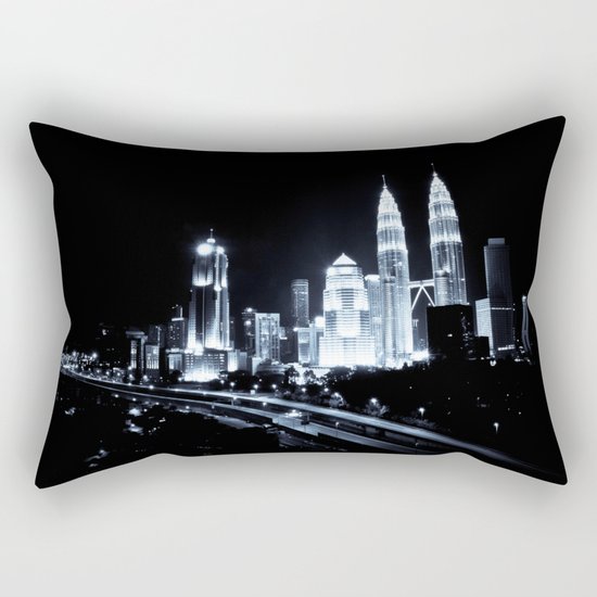 Kuala Lumpur night Rectangular Pillow