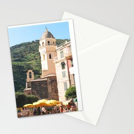 Meet You at the Vernazza Clock Tower Stationery Cards