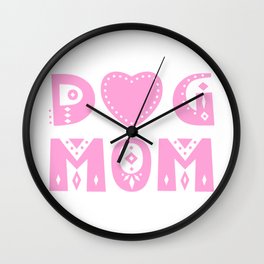 Dog Mom Wall Clock
