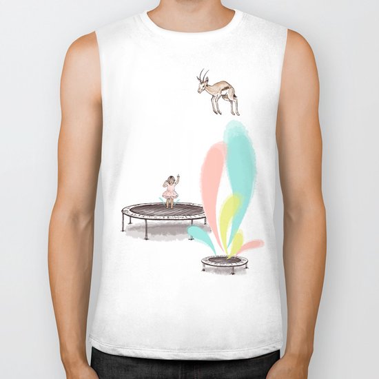 Gazelles Make Bad Friends Biker Tank