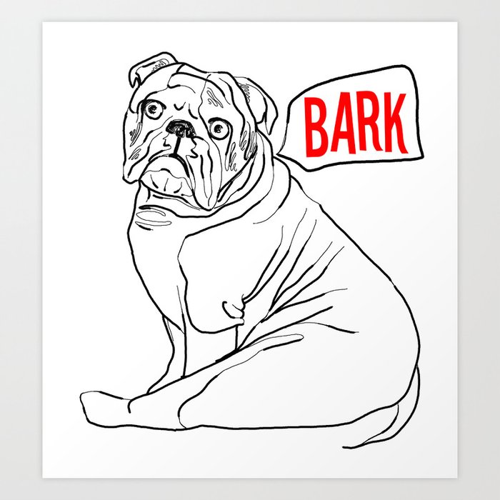 Bark Art Print