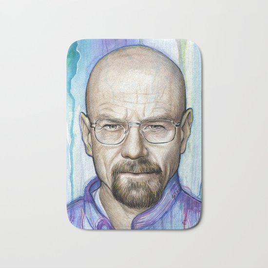 Walter White Portrait Bath Mat