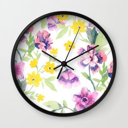 Garden Journal Wall Clock