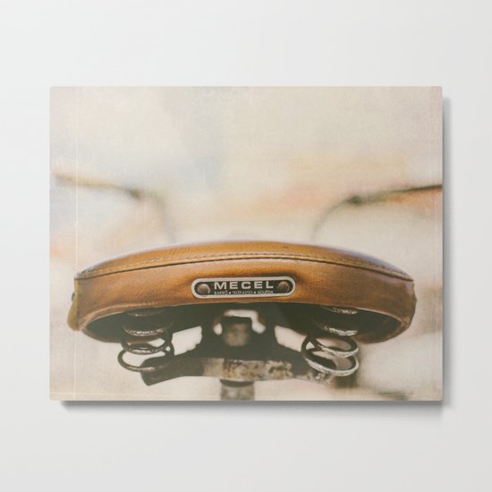 Ride my Bike Metal Print