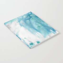 Waves of turquoise Notebook