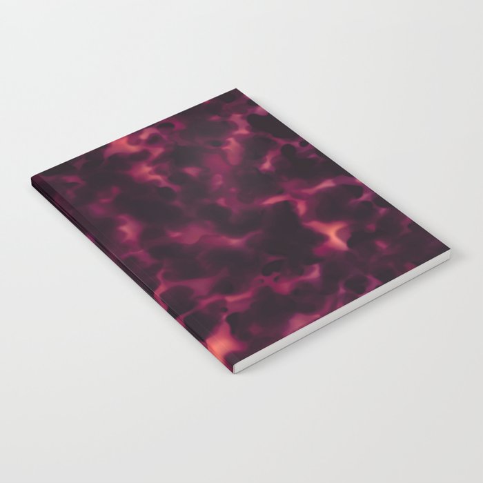 Tortoiseshell Purple Pink Classy Animal Print Pattern Notebook