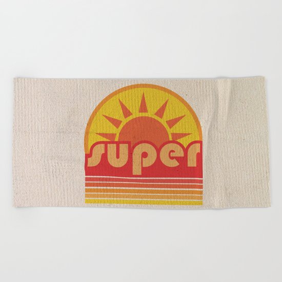 super duper Beach Towel