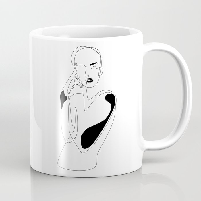 Lined pose Coffee Mug