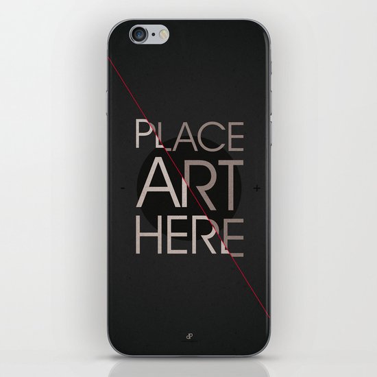The Art Placeholder iPhone & iPod Skin