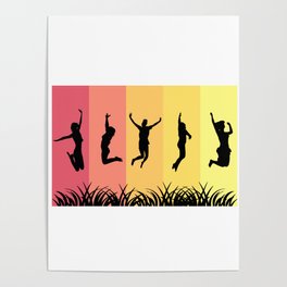 happy sunset Poster