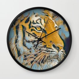 Beautiful Tiger Art | The big Cat Wall Clock